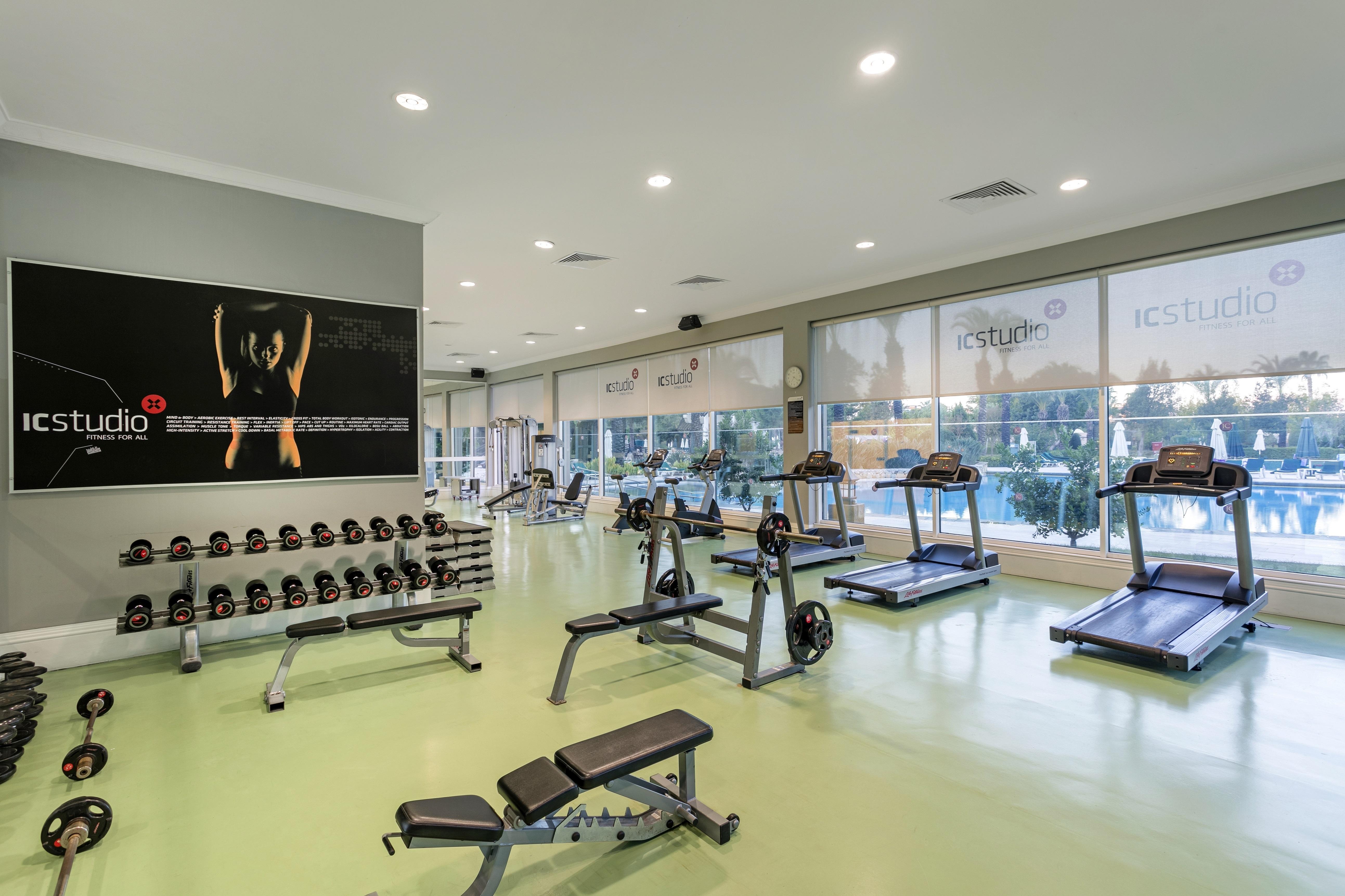 Ic Hotels Green Palace - Kids Concept Antalya Exteriér fotografie The gym at the hotel