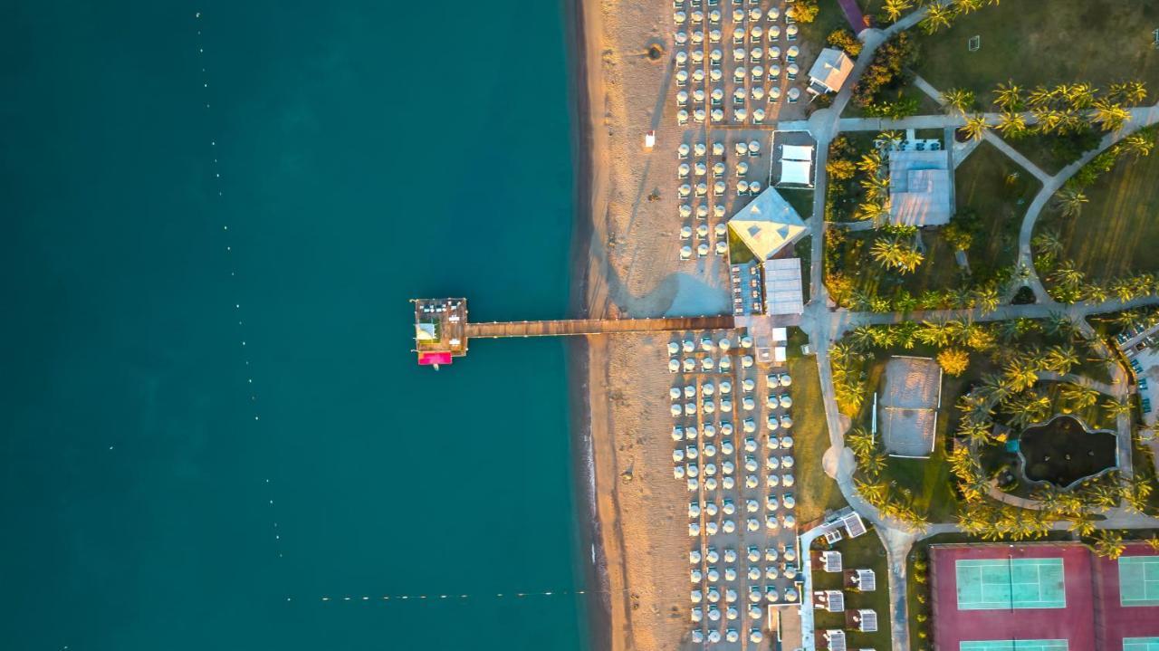 Ic Hotels Green Palace - Kids Concept Antalya Exteriér fotografie Aerial view of the beach